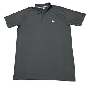 Jordan Men's Black Dri-Fit Sport Golf Polo Size LT